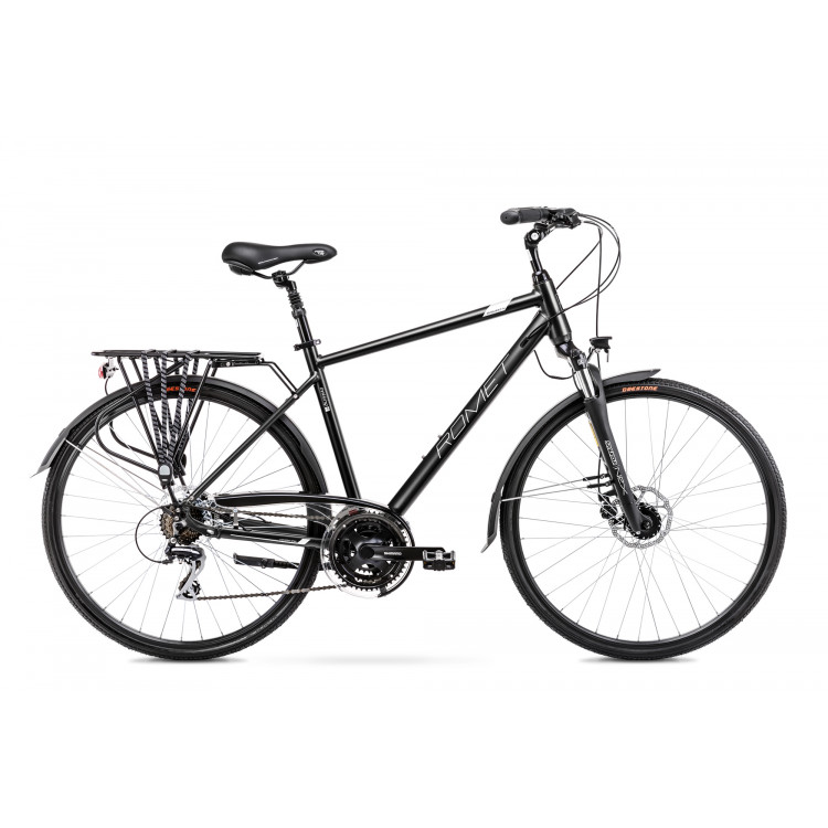 Trekingový bicykel Romet Wagant 4 28" čierno-biely 21" hliníkový 